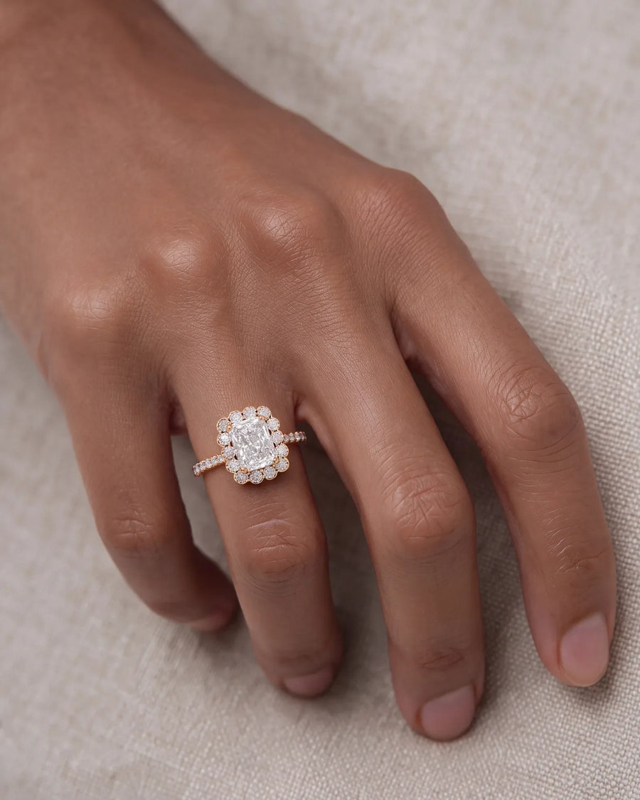 Sherry (Elongated Radiant) 14k Rose Gold 006