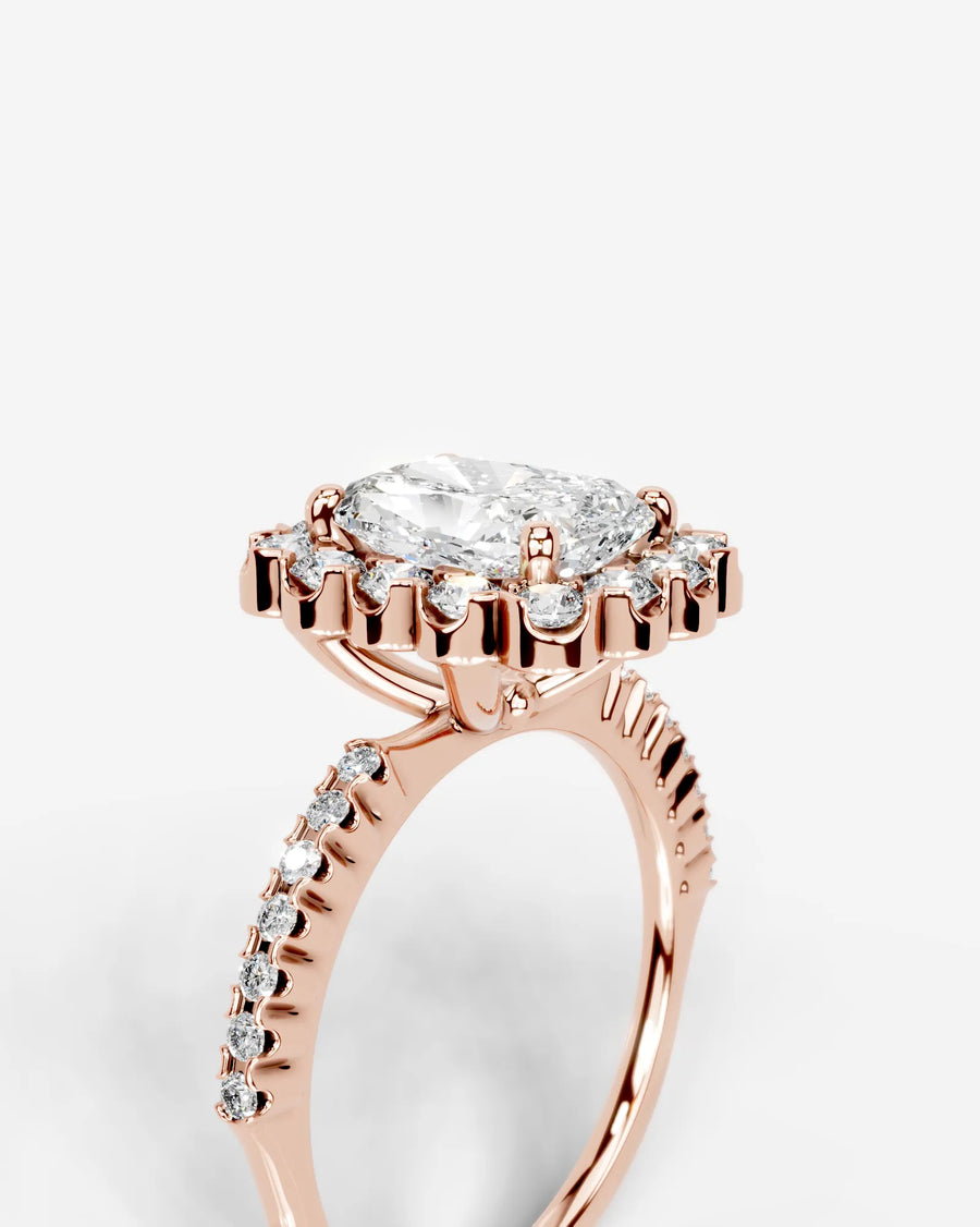 Sherry (Elongated Cushion) 14k Rose Gold 003