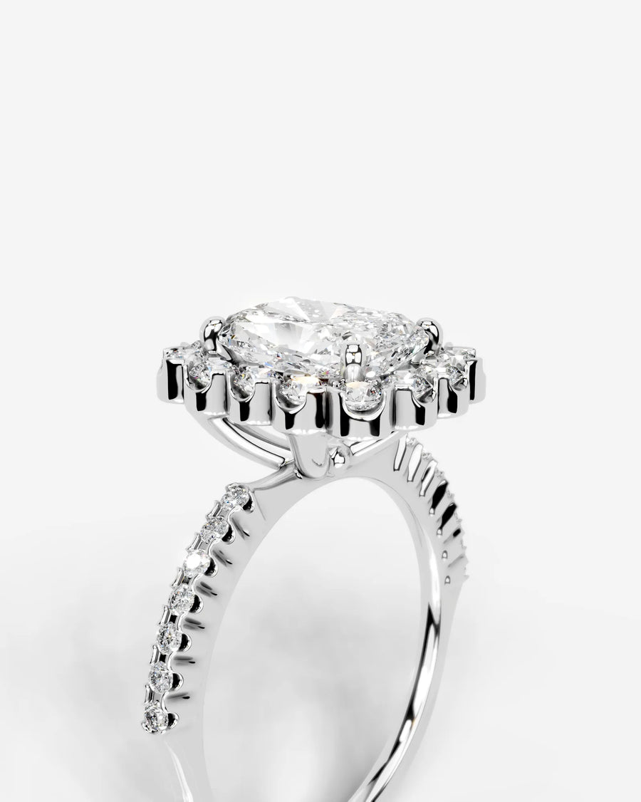 Sherry (Elongated Cushion) 14k White Gold 003