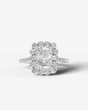 Sherry (Elongated Cushion) 14k White Gold 001