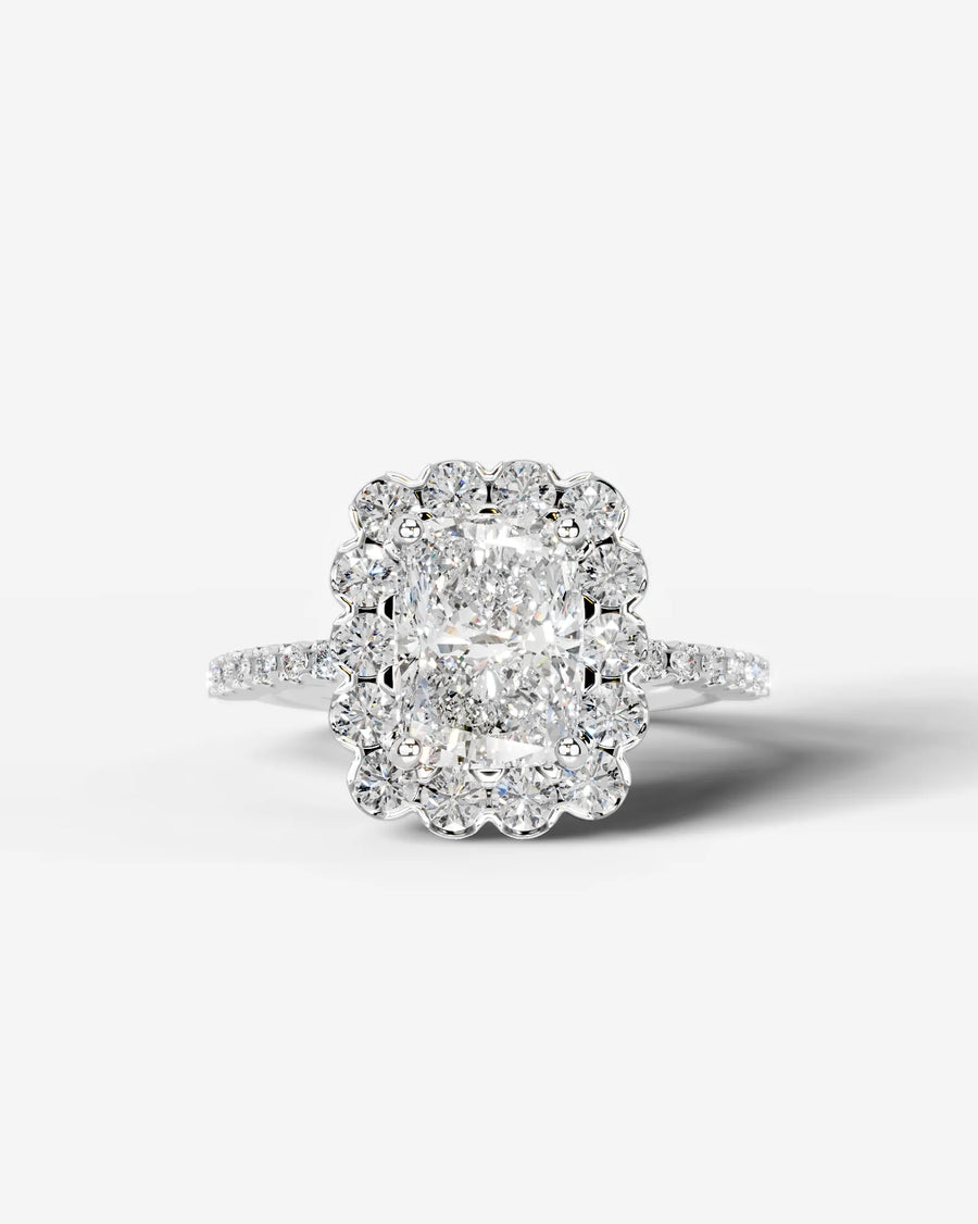 Sherry (Elongated Cushion) Platinum 001