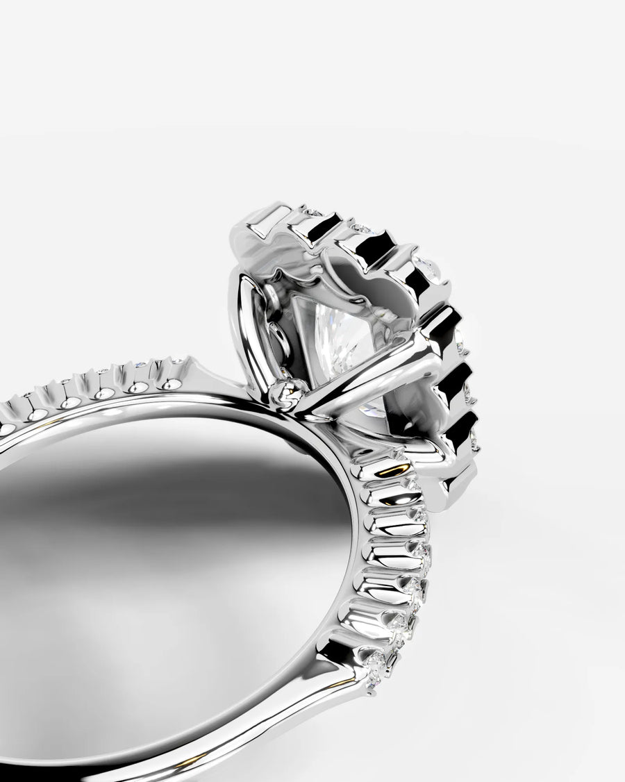 Sherry (Elongated Cushion) 14k White Gold 004