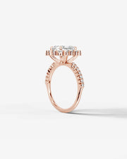 Sherry (Elongated Radiant) 14k Rose Gold 004