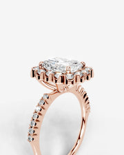 Sherry (Elongated Radiant) 14k Rose Gold 005