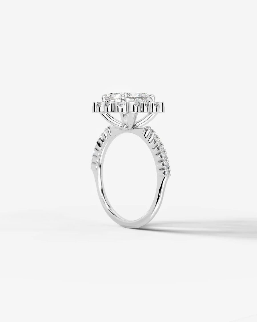 Sherry (Elongated Radiant) Platinum 004