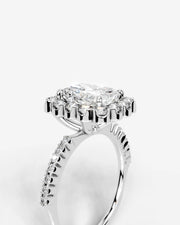 Sherry (Elongated Radiant) 18k White Gold 005
