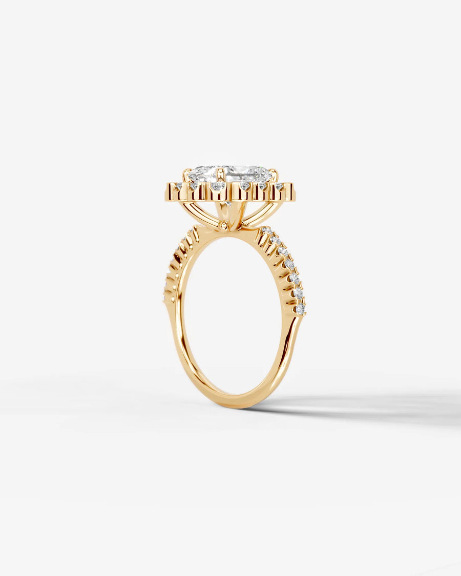 Sherry (Elongated Radiant) 14k Yellow Gold 004