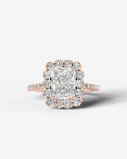 Sherry (Elongated Radiant) 14k Rose Gold 001