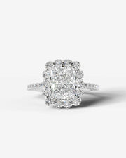 Sherry (Elongated Radiant) 14k White Gold 001