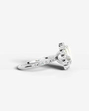 Sherry (Elongated Radiant) 14k White Gold 003
