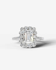 Sherry (Emerald) 18k White Gold 001