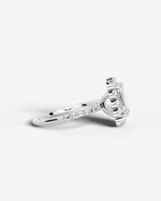 Sherry (Emerald) 18k White Gold 005