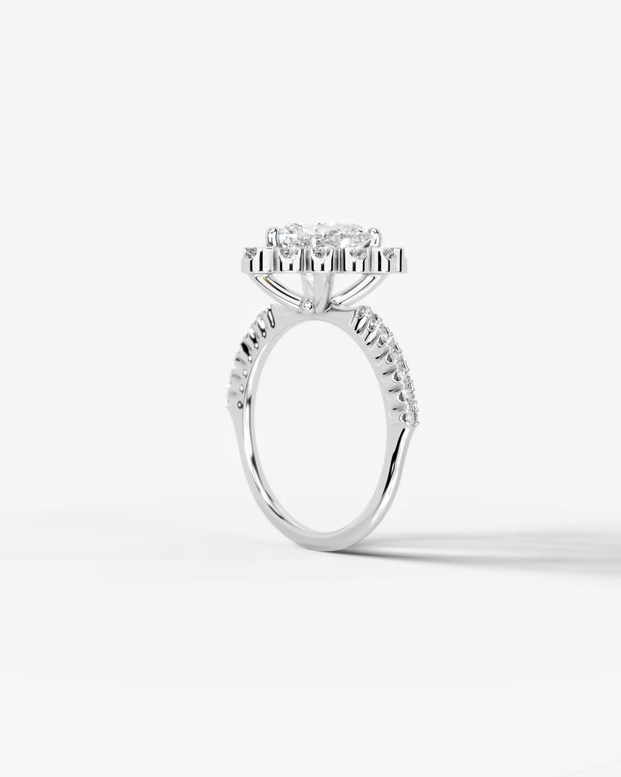 Sherry (Heart) 14k White Gold 002