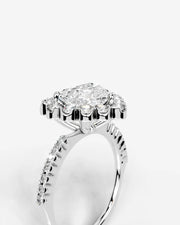 Sherry (Heart) 14k White Gold 003