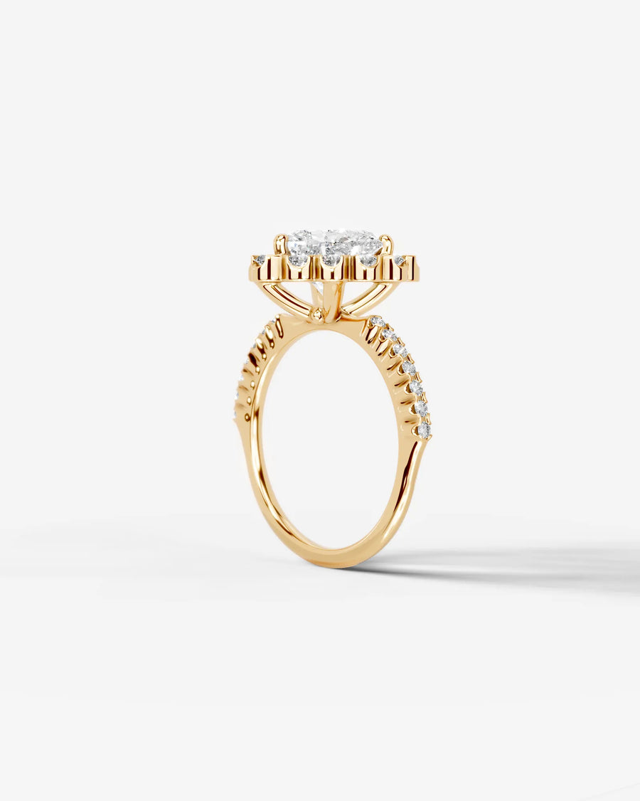 Sherry (Heart) 14k Yellow Gold 002