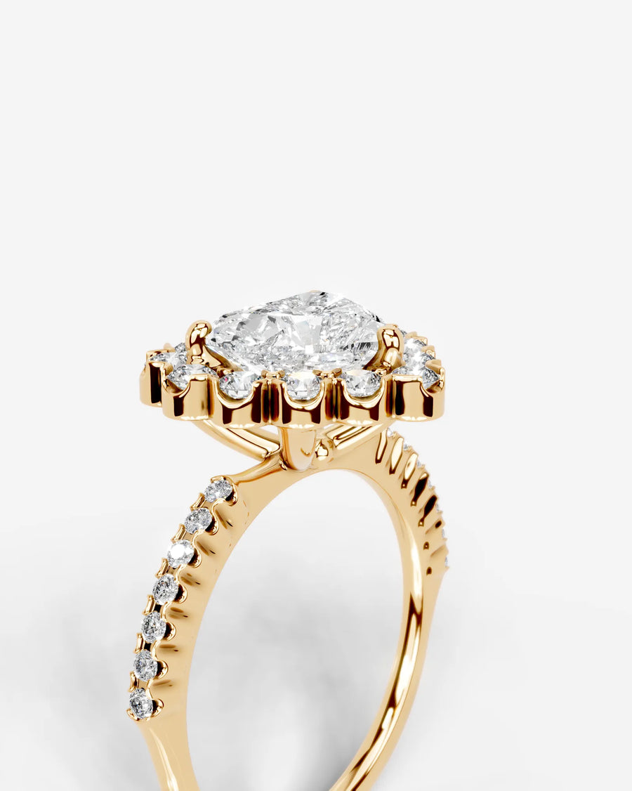 Sherry (Heart) 14k Yellow Gold 003