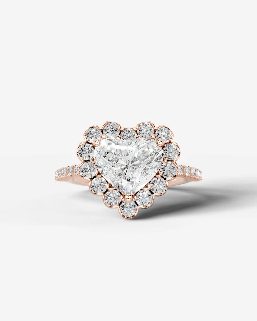 Sherry (Heart) 14k Rose Gold 001