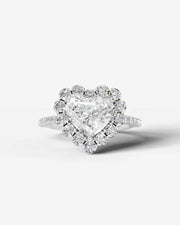 Sherry (Heart) 14k White Gold 001