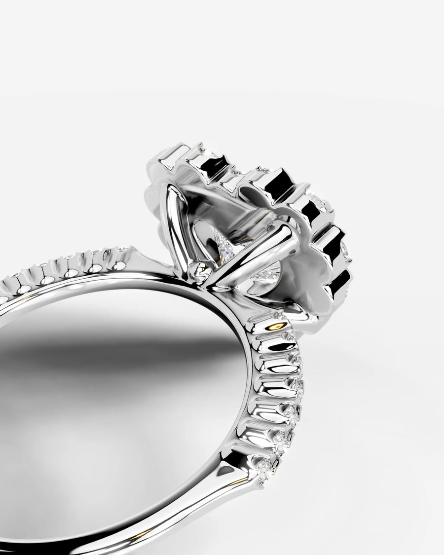 Sherry (Heart) 18k White Gold 004