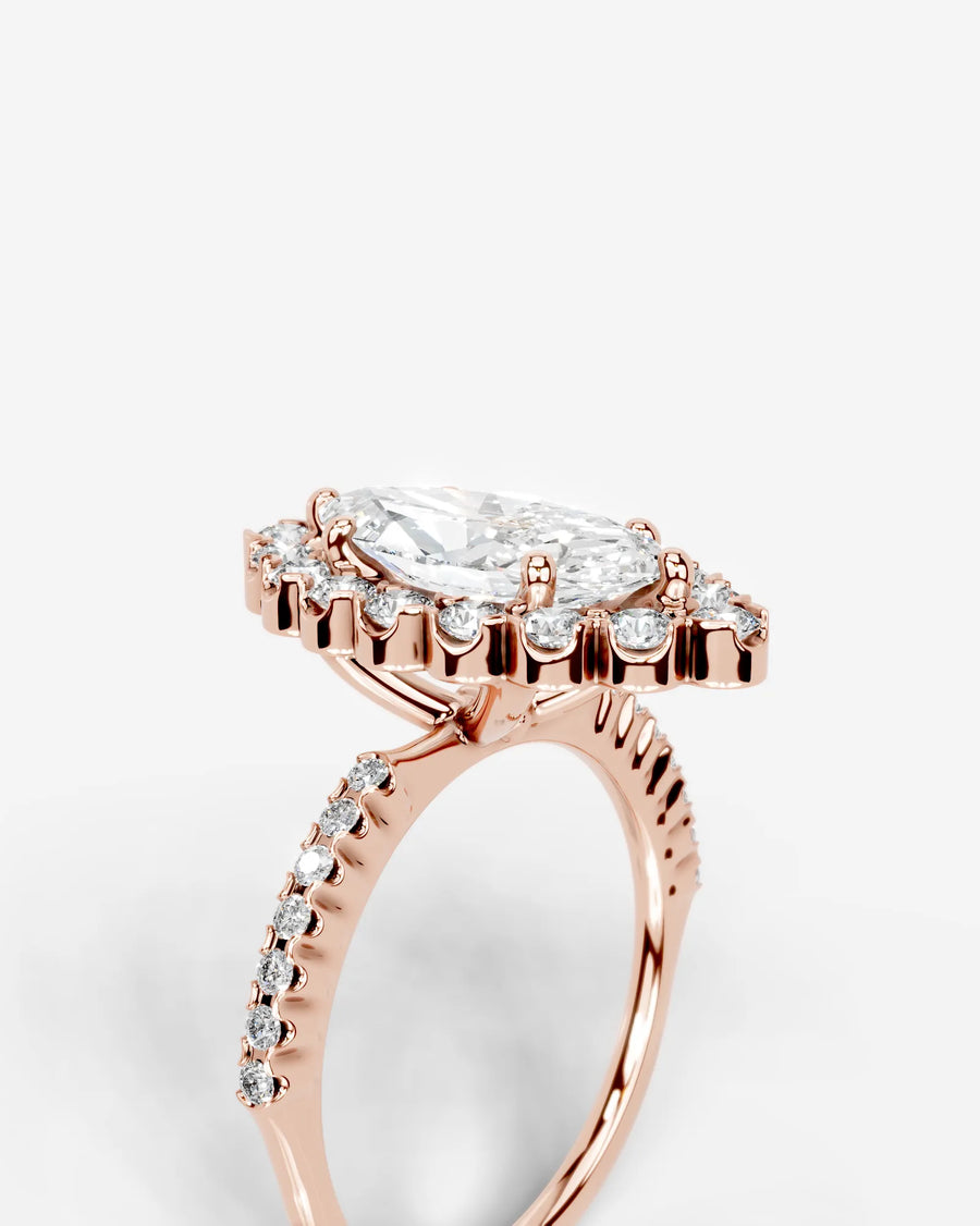 Sherry (Marquise) 14k Rose Gold 003