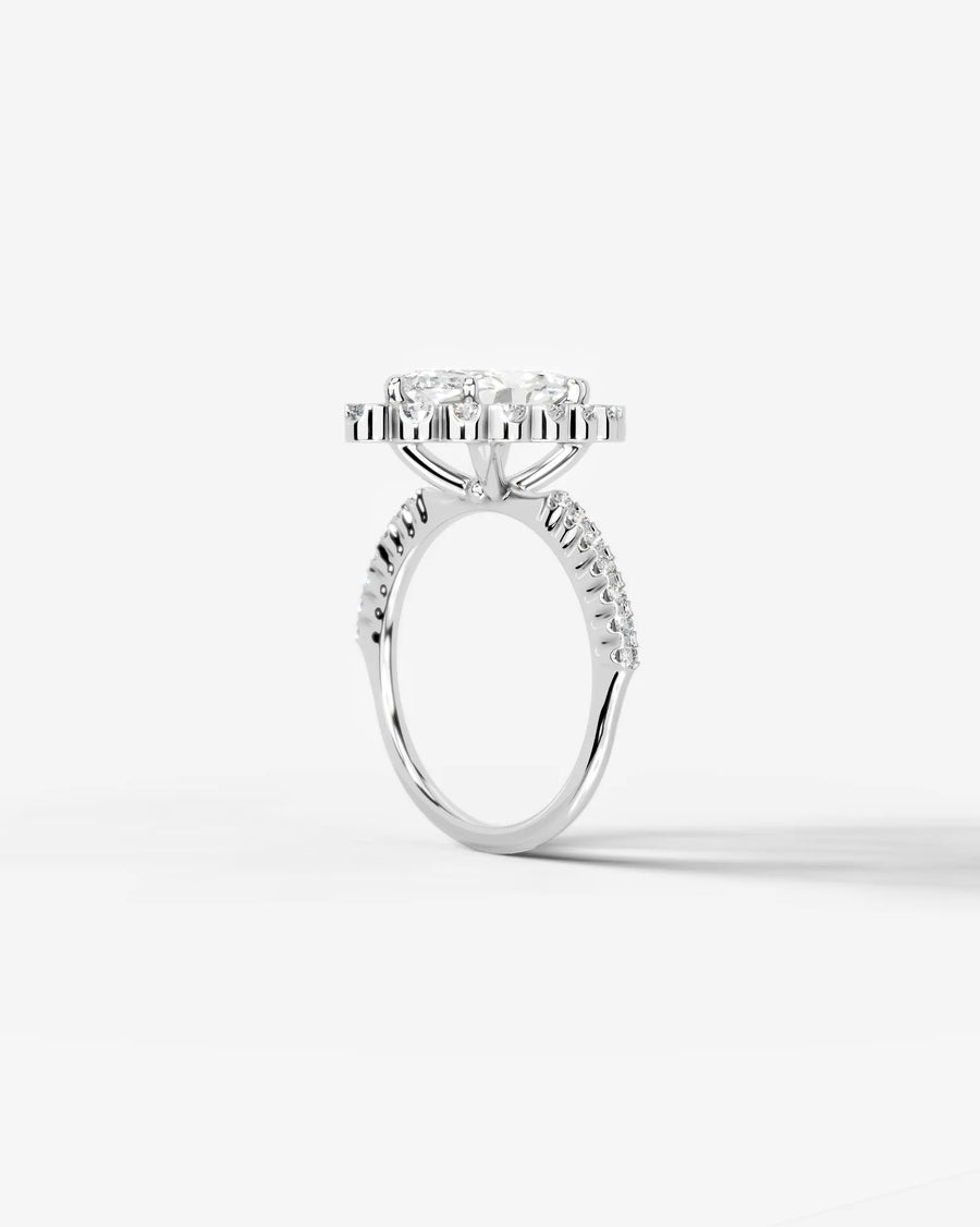 Sherry (Marquise) 18k White Gold 002