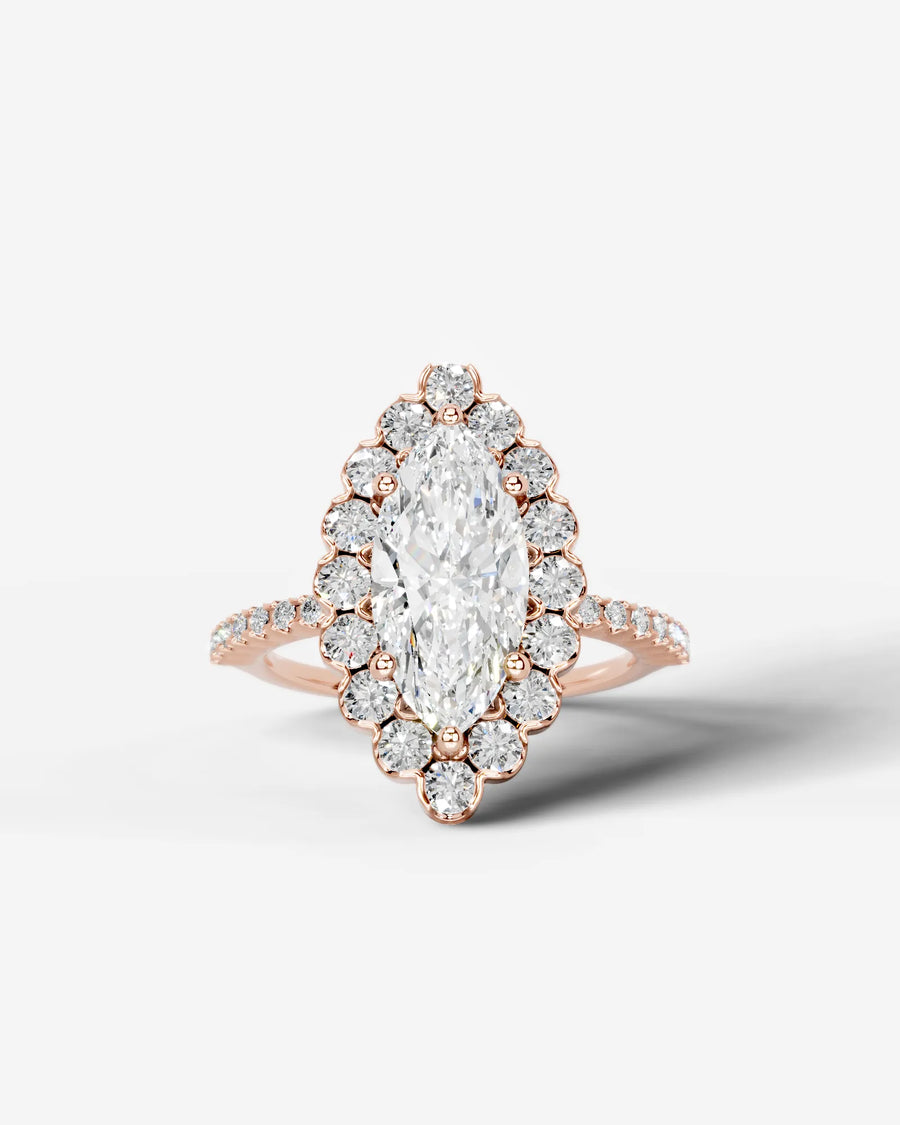 Sherry (Marquise) 14k Rose Gold 001