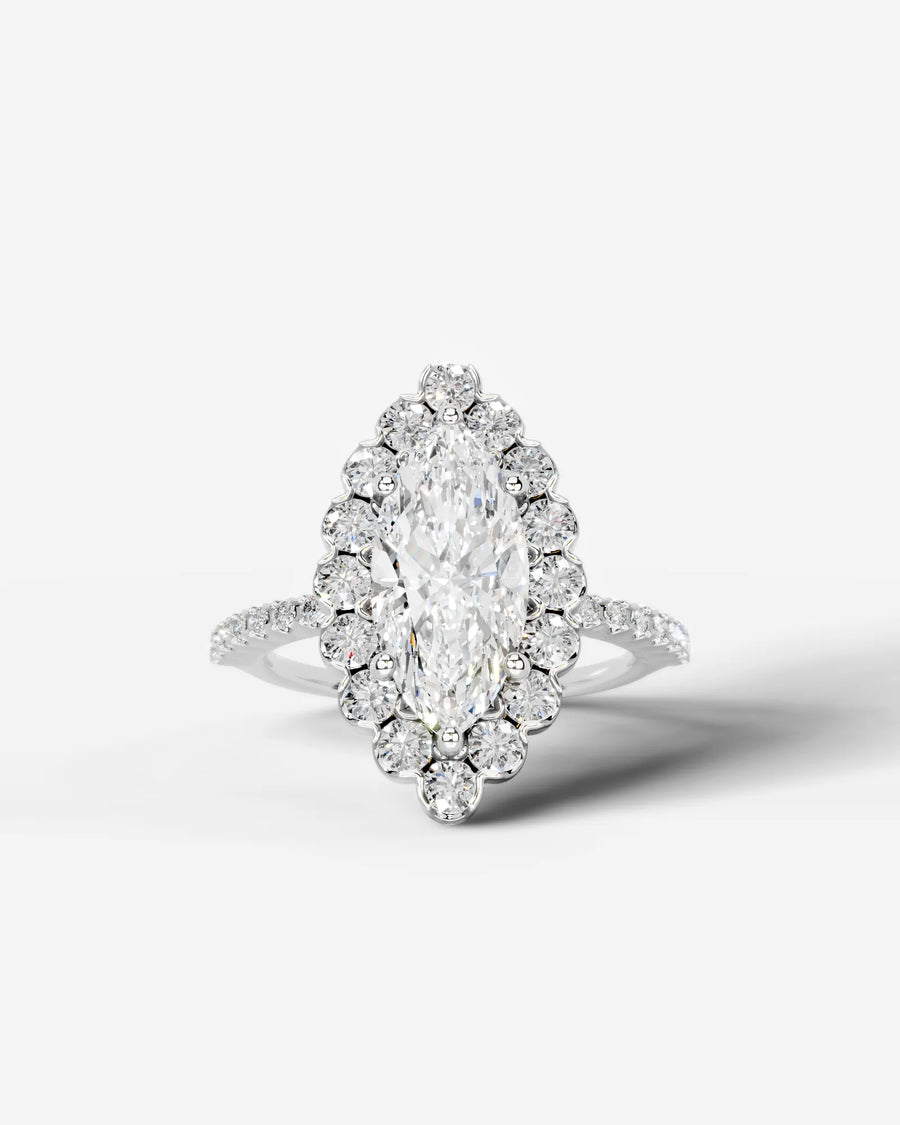 Sherry (Marquise) 14k White Gold 001