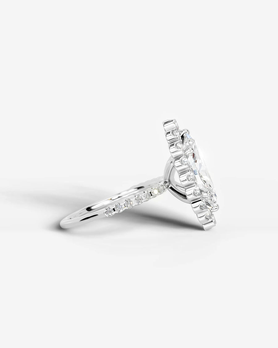 Sherry (Marquise) 18k White Gold 005