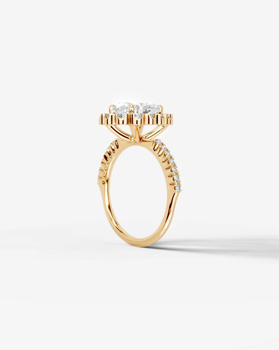 Sherry (Pear) 18k Yellow Gold 002