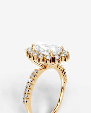 Sherry (Pear) 18k Yellow Gold 003