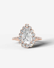 Sherry (Pear) 14k Rose Gold 001