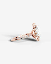 Sherry (Pear) 14k Rose Gold 005