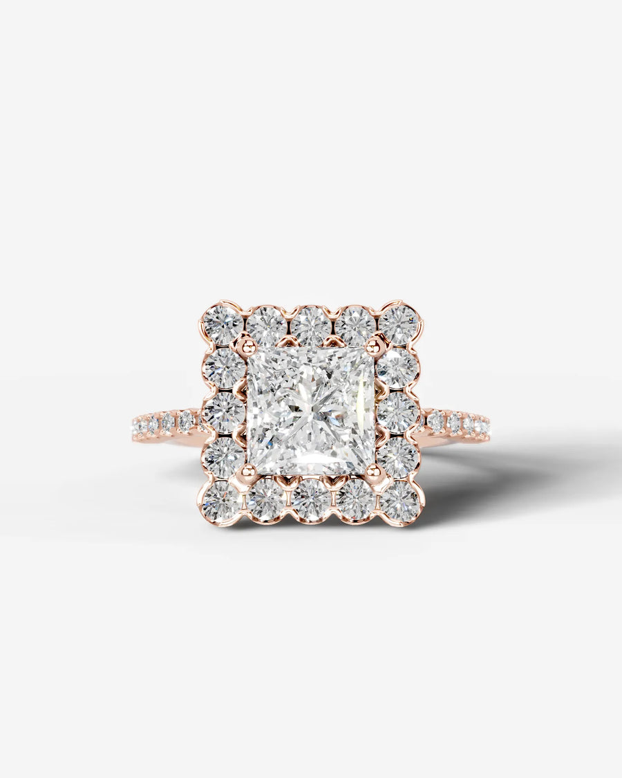 Sherry (Princess) 14k Rose Gold 001