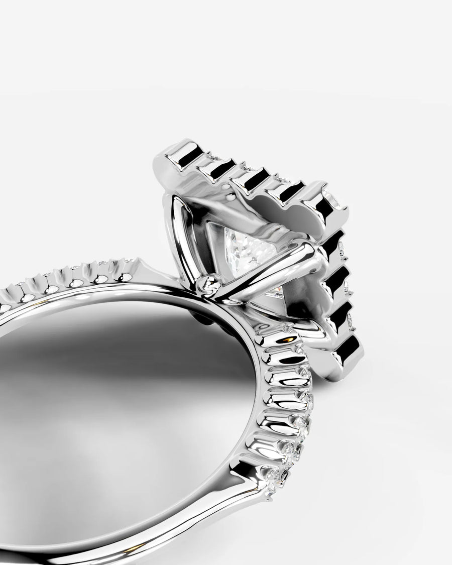 Sherry (Princess) 14k White Gold 004