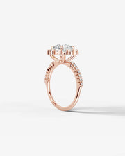 Sherry (Round) 14k Rose Gold 002