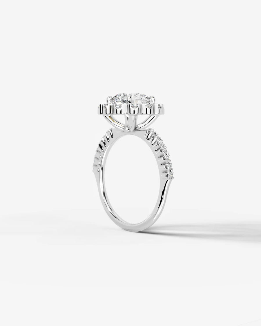 Sherry (Round) 18k White Gold 002