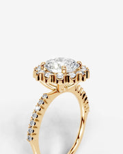 Sherry (Round) 14k Yellow Gold 003