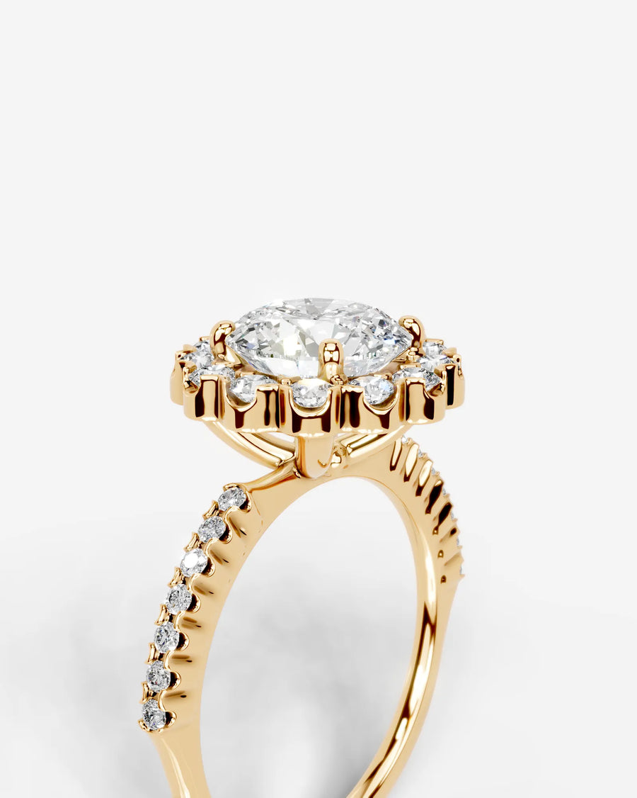 Sherry (Round) 14k Yellow Gold 003