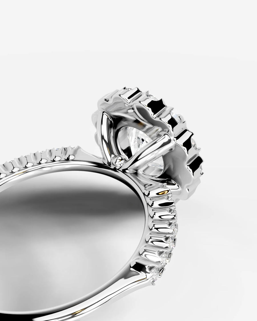 Sherry (Round) 18k White Gold 004