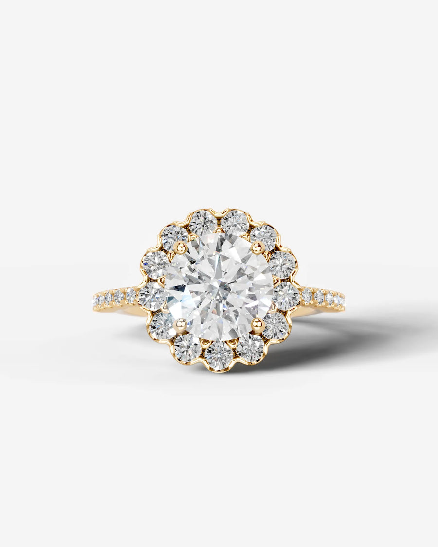 Sherry (Round) 14k Yellow Gold 001