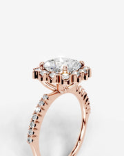 Sherry (Cushion) 14k Rose Gold 003