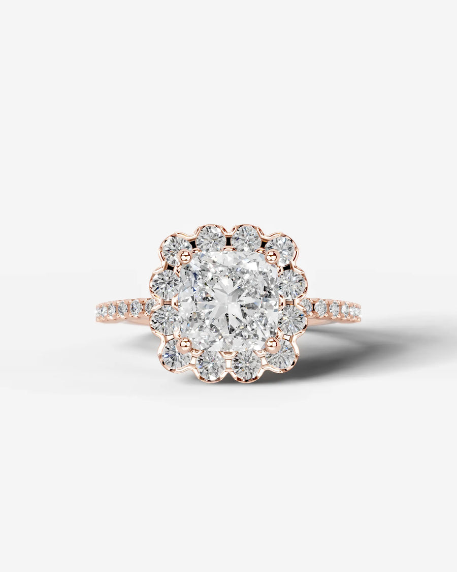 Sherry (Cushion) 14k Rose Gold 001