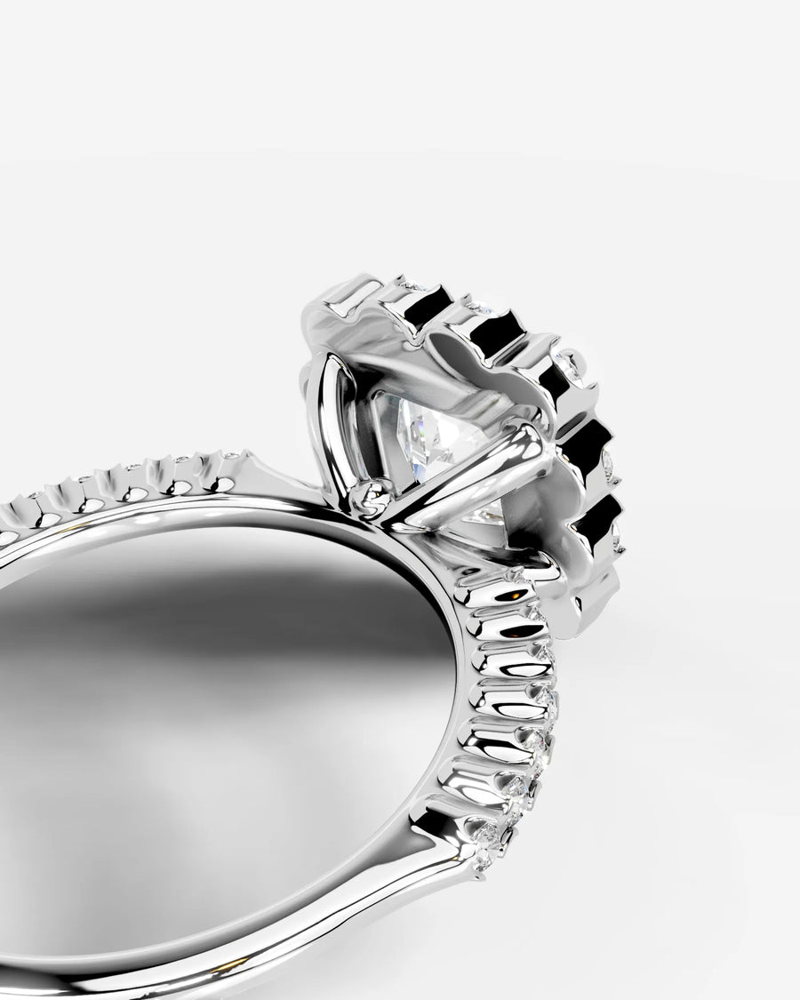 Sherry (Cushion) 18k White Gold 004