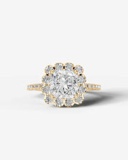 Sherry (Cushion) 18k Yellow Gold 001