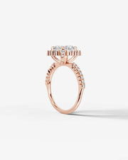 Sherry (Radiant) 14k Rose Gold 002