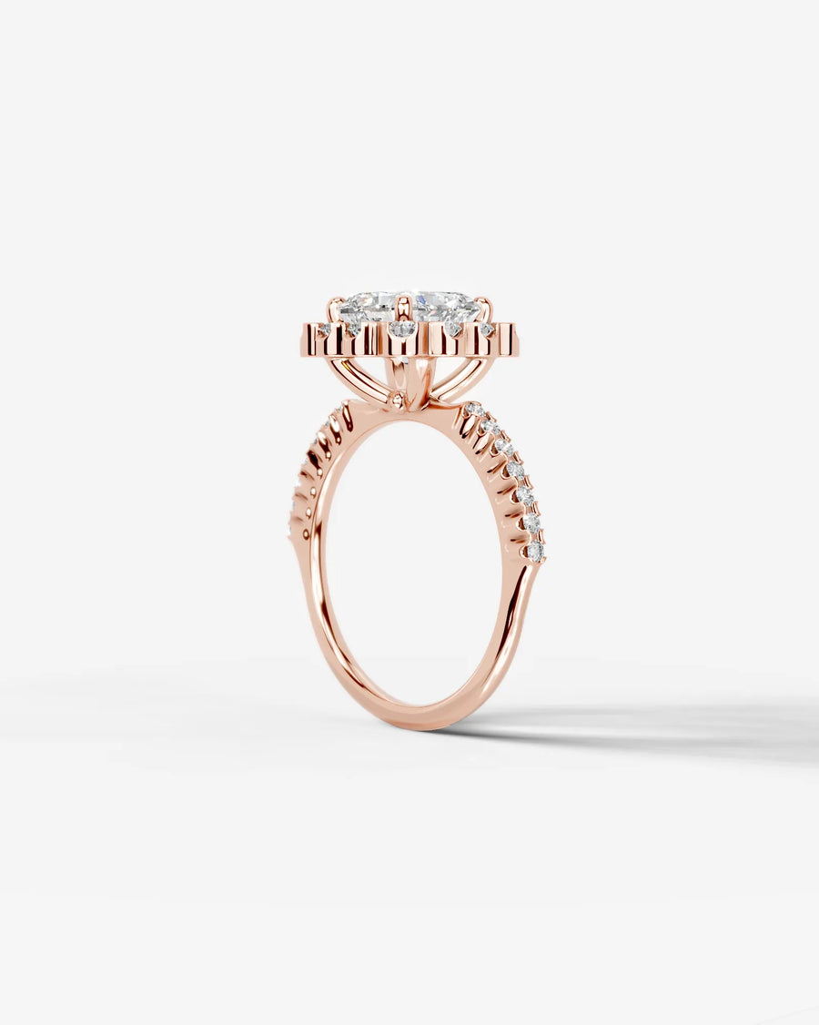 Sherry (Radiant) 14k Rose Gold 002