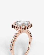 Sherry (Radiant) 14k Rose Gold 003