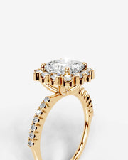 Sherry (Radiant) 18k Yellow Gold 003