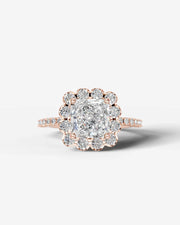 Sherry (Radiant) 14k Rose Gold 001