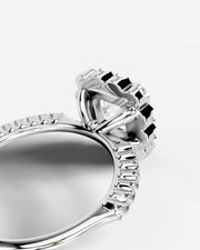 Sherry (Radiant) 14k White Gold 004